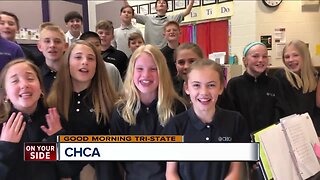 CHCA students sing for Good Morning Tri-State