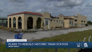 Delray Beach plans to rebuild historic train station