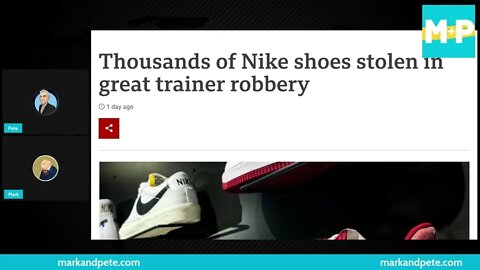 Nike shoes: The Great Trainers Robbery