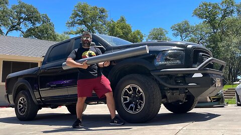 His FIRST TIME Wrapping A Truck, RAM REBEL 1500 In Nardo Grey | Measuring 60 Feet To Fit Any Truck