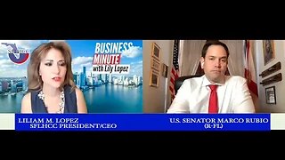 Sen Rubio Joins A Business Minute with Lily Lopez to Talk DST, Pharmaceutical Manufacturing, & More