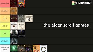 Ranking all the mainline Elder Scroll games