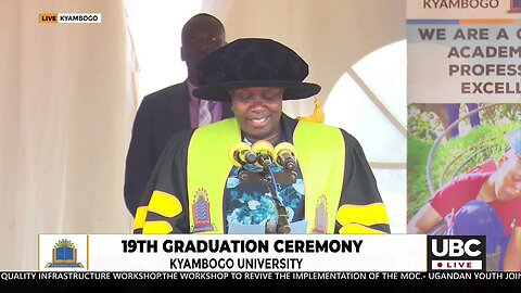 MUSEVENI SALUTES KYAMBOGO UNIVERSITY FOR THE ACADEMIC SUPPORT OFFERED TO MINIMIZE ILLITERACY LEVELS