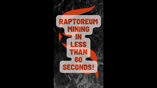 Raptoreum in less than 60 seconds! #crypto #shorts #raptoreum