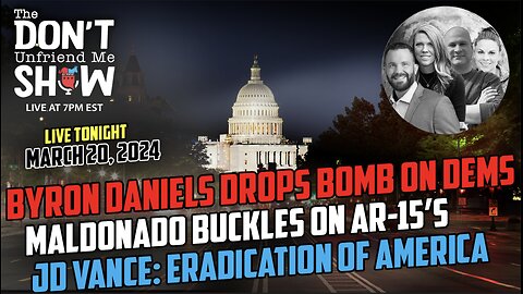 🚨 LIVE: Byron Daniels Drops Bomb, JD Vance Speaks On American Erosion, Anti-Gun Experts… Aren’t.