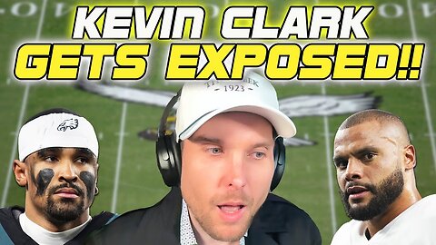 NFL "expert" Kevin Clark GETS EXPOSED for bad takes on Eagles & Cowboys | Fusco Show Sports