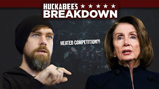 Jack Dorsey In HEATED Competition With NANCY PELOSI! | Breakdown | Huckabee