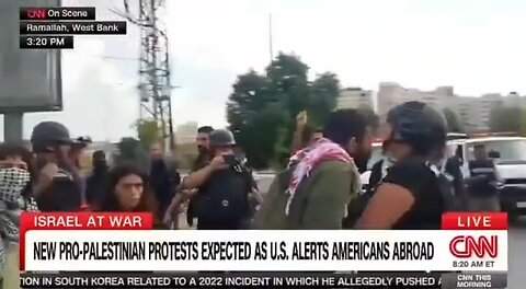 FU*K CNN. Palestinian Man Goes Off