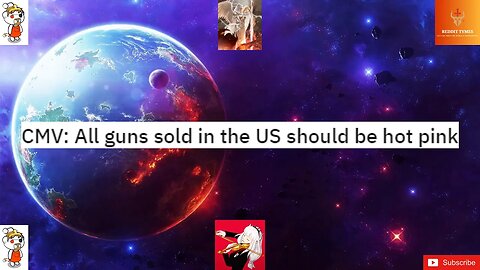 CMV: All guns sold in the US should be hot pink #gun #secondamendment
