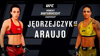 EA Sports UFC 4 Gameplay Viviane Araujo vs Joanna Jędrzejczyk