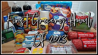 First Grocery Haul Of 2023 | Walmart Grocery Haul