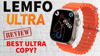 LEMFO ULTRA 8 Review smartwatch 49mm watch 8 best copy? best clone?