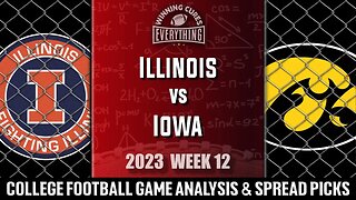 Illinois vs Iowa Picks & Prediction Against the Spread 2023 College Football Analysis