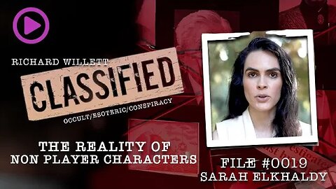 The Reality of Non-Player Characters: CLASSIFIED FILE #0019 with Sarah Elkhaldy - Ickonic.com