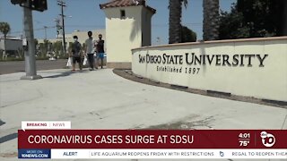 Coronavirus cases surge at SDSU