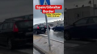 Busy Border at Spain/Gibraltar #shorts