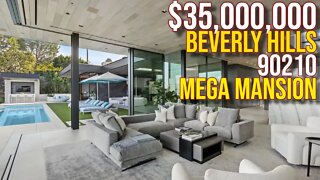Touring $35,000,000 Beverely Hills 90210 Mega Mansion