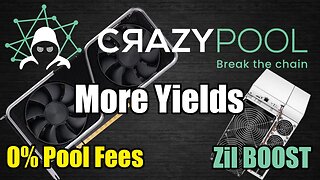 You NEED To Try CRAZY POOL!!! | 0% Pool Fees, ZIL Is BACK!!!