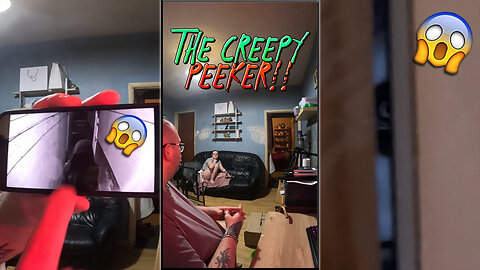 The Creepy Peeker!! Terrifying Ghostly Face Peeks Through Door + Entity in the Alleyway!