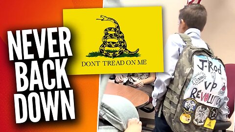 Young Patriot SCHOOLS His Teacher Over "RACIST" Gadsden Flag