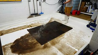 Filthy Childs Rug Found At The Dump | Carpet Cleaning, Satisfying, ASMR, Rug Washing