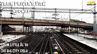 TRAIN DRIVER'S VIEW: From Little Ål to the Big City Oslo