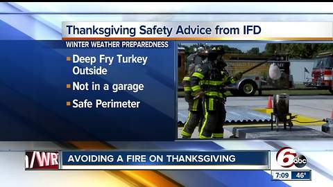 Make sure you follow safety guidelines when frying a turkey