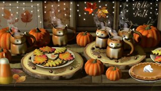 A Hot Cocoa Autumn Day Ambience