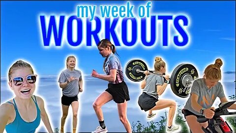 Weekly Workout Plan || finally RUNNING again!