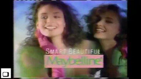 Maybelline Great Lash Makeup Commercial (1987)