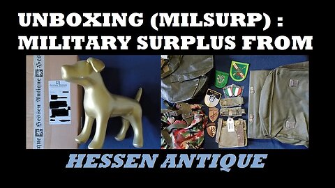 UNBOXING 122: Hessen Antique. Czech Bread Bag, Swiss Rucksack, British Pouches, Patches, more!