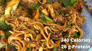 Healthy Low Calorie Stir fry Ramen Noodles - Low Calorie Meals