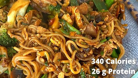 Healthy Low Calorie Stir fry Ramen Noodles - Low Calorie Meals