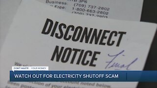 Watch out for electricity shutoff scam