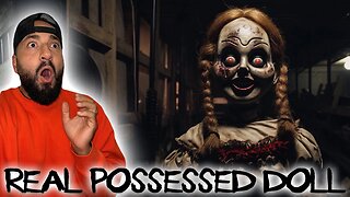 REAL POSSESSED ANNABELLE DOLL COMES TO LIFE IN A HAUNTED HOUSE CAUGHT ON CAMERA!