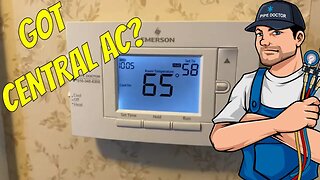 Central AC Thermostat is Dead and Air Conditioning Isn’t Turning On - Defective Thermostat Replaced