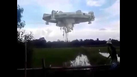 Flying in the sky UFO Vietnam