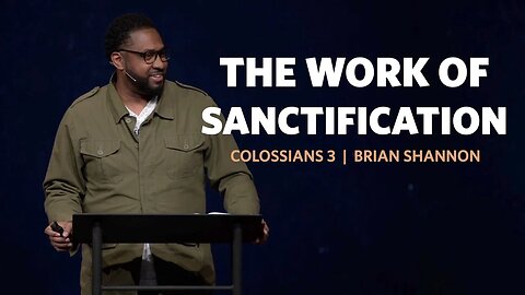 The Work of Sanctification | Colossians 3 | Brian Shannon