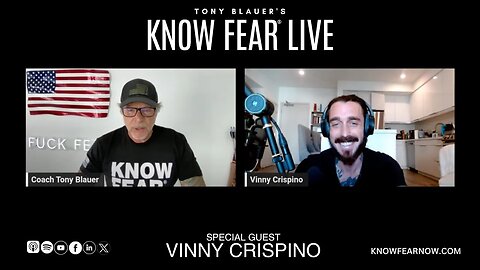 KNOW FEAR® LIVE: Vinny Crispino
