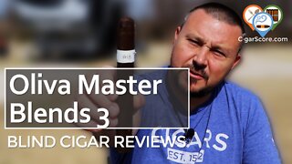 MORE SPICE! A BLIND REVIEW of the Oliva Master Blends 3 Churchill - CIGAR REVIEWS by CigarScore