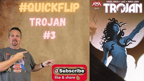 Trojan #3 Artists Writers & Artisans Inc #QuickFlip Comic Book Review Daniel Kraus, Lesko #shorts