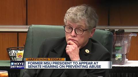 Former MSU president to testify in front of US Senate on Nassar