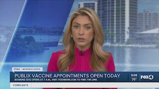 Publix vaccine appointments open today