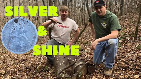 Moonshiners and silver coins? Metal Detect / Exploring Mountains