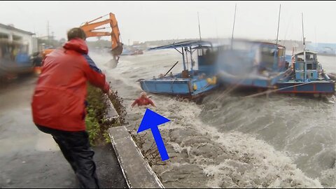 Fisherman saved by Storm Chasers