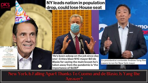 New York Is Falling Apart Thanks To Andrew Cuomo and Bill de Blasio, Is Andrew Yang the Answer?