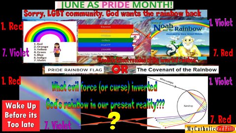God's rainbow has not only been mocked it has been permanently inverted in our present reality-Pt.2