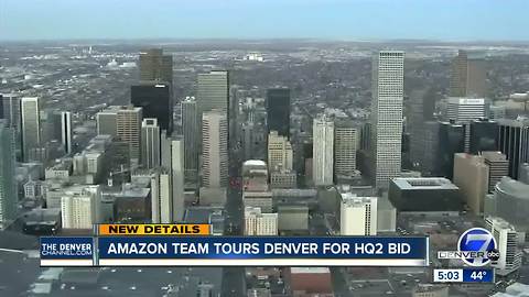 Nine-person team from Amazon toured Denver in January as part of HQ2 search