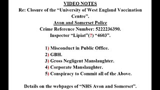 IMMEDIATE ACTION REQUIRED - Avon and Somerset Police (Crime Ref. 5222236390)