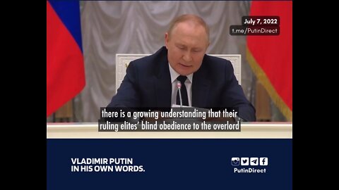 Putin Says - "We have manny allies in Europe and US!"